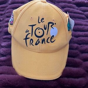 Tour de France adjustable Yellow Cap